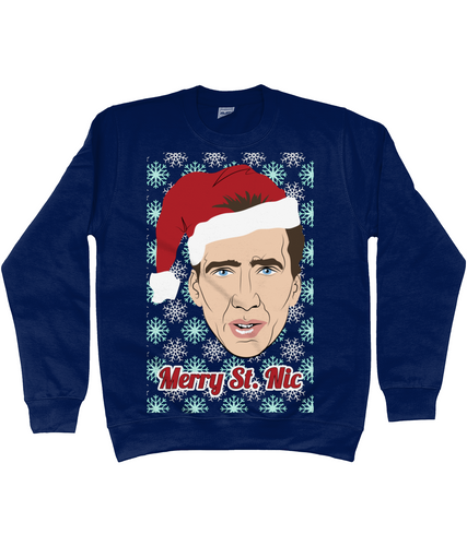 Nicolas Cage Christmas jumper - adults'