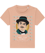 Load image into Gallery viewer, Herc-Yule Poirot Christmas t shirt - baby &amp; toddler