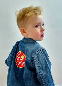 Can't start a fire without a spark embroidered jacket - baby & toddler