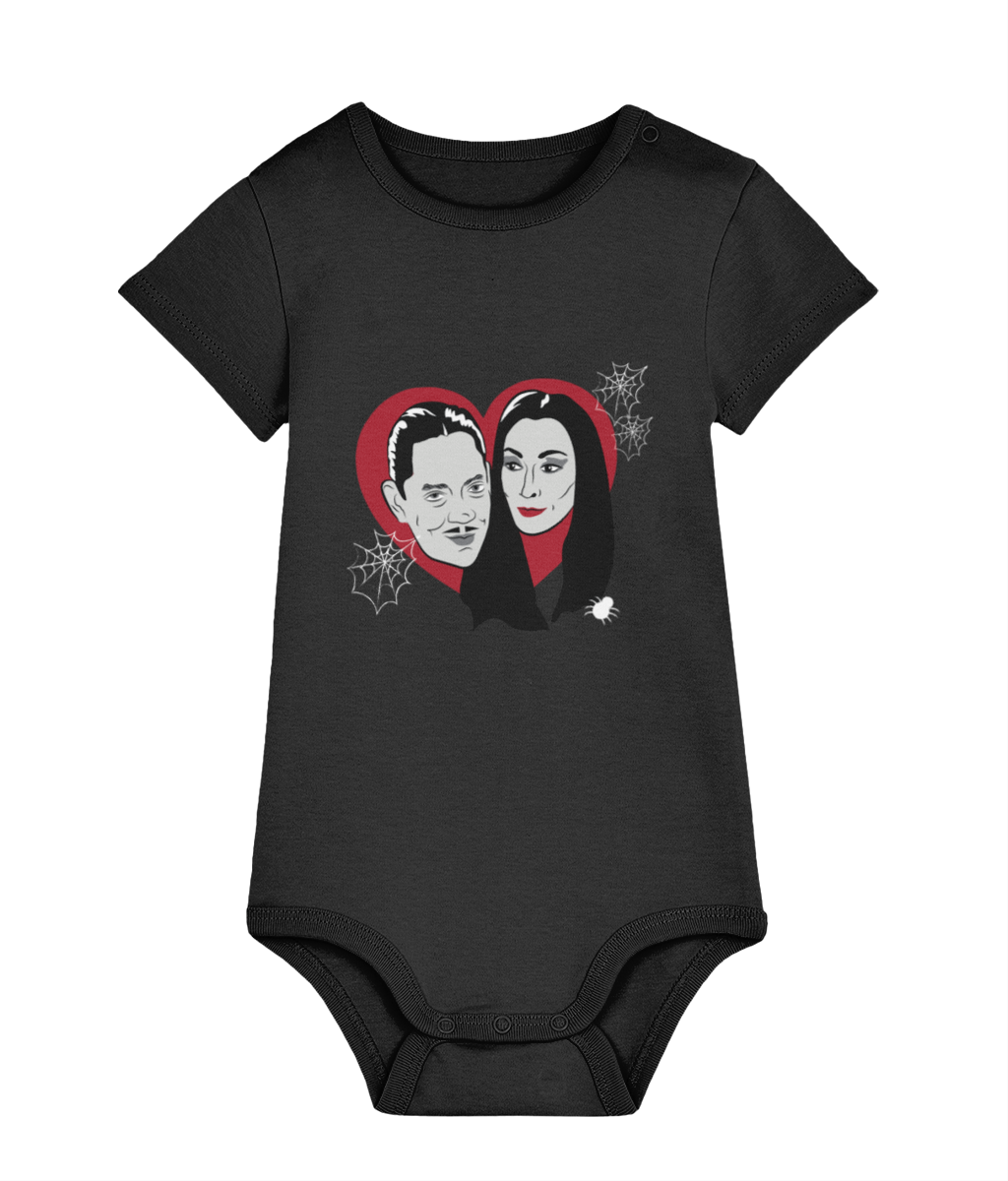 Addams Family baby grow