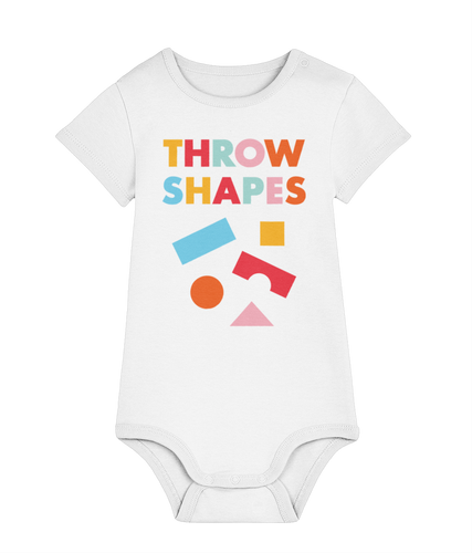 Throw shapes baby grow