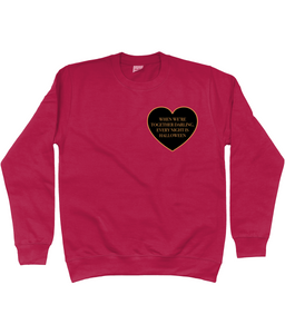 Halloween heart jumper - kids'