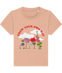 Grow your own way - baby & toddler t shirt
