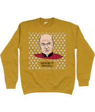 Load image into Gallery viewer, Jean Luc Picard Star Trek Christmas jumper - kids&#39;