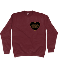 Load image into Gallery viewer, Halloween heart jumper - kids&#39;