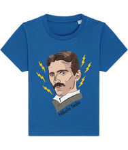 Load image into Gallery viewer, Nikola Tesla t shirt - baby &amp; toddler