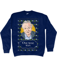 Load image into Gallery viewer, David Attenborough &#39;One Wise Man&#39; Christmas jumper - adults&#39;