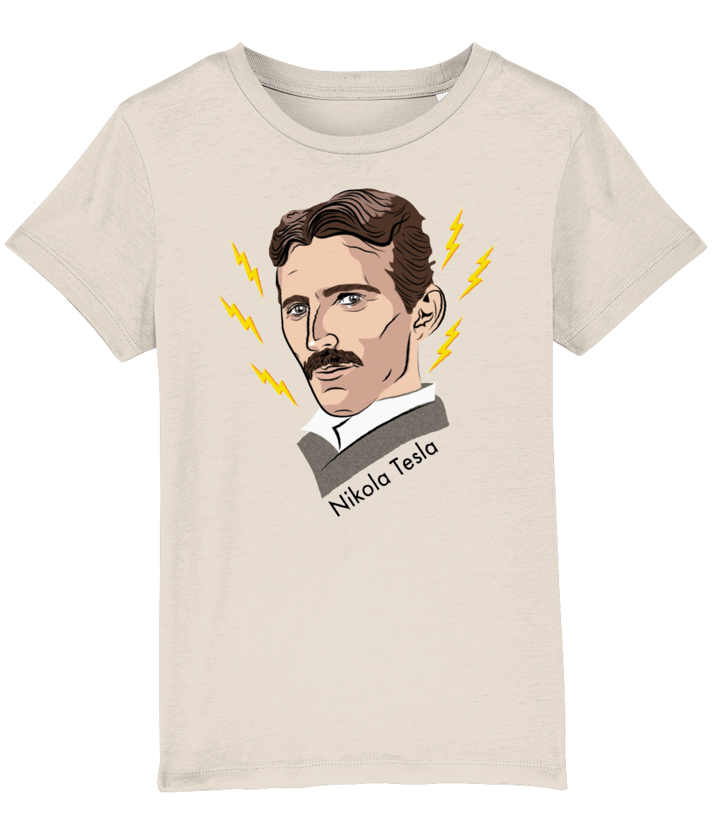 Nikola Tesla t shirt kids