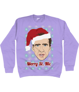 Nicolas Cage Christmas jumper - adults'