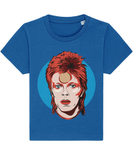 Load image into Gallery viewer, David Bowie t shirt - baby &amp; toddler
