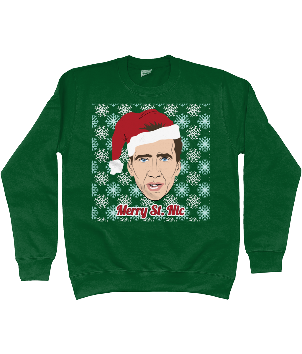 Nicolas cage christmas on sale sweater