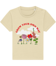 Load image into Gallery viewer, Grow your own way - baby &amp; toddler t shirt