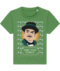 Herc-Yule Poirot Christmas t shirt - baby & toddler