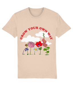 Grow your own way t shirt - adults'