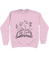Load image into Gallery viewer, &#39;Books are doors to other worlds&#39; jumper - adults&#39;