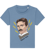 Load image into Gallery viewer, Nikola Tesla t shirt - baby &amp; toddler