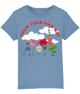 Grow your own way t shirt - kids'