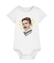 Load image into Gallery viewer, Nikola Tesla baby grow