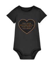 Load image into Gallery viewer, Halloween heart baby grow
