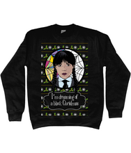 Load image into Gallery viewer, Wednesday Addams Christmas jumper - adults&#39;