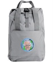 Load image into Gallery viewer, David Attenborough embroidered roll top backpack