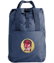 Load image into Gallery viewer, David Bowie embroidered backpack