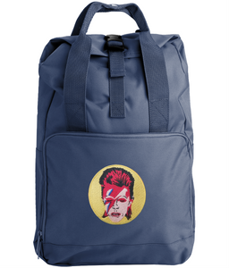 David Bowie embroidered backpack