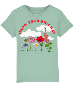 Grow your own way t shirt - kids'