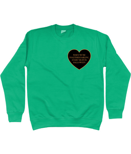 Halloween heart jumper - kids'