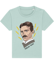 Load image into Gallery viewer, Nikola Tesla t shirt - baby &amp; toddler