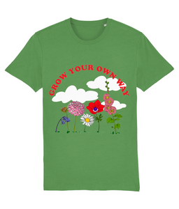 Grow your own way t shirt - adults'