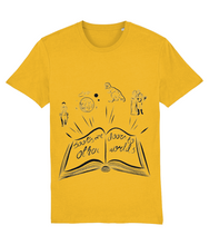 Load image into Gallery viewer, &#39;Books are doors to other worlds&#39; adult unisex t shirt