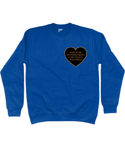 Halloween heart jumper - kids'