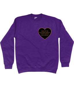 Halloween heart jumper - kids'