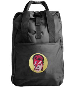 David Bowie embroidered backpack