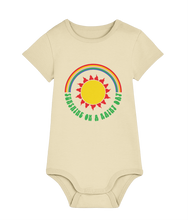 Load image into Gallery viewer, Sunshine on a rainy day baby grow