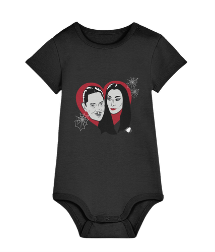 Addams Family baby grow