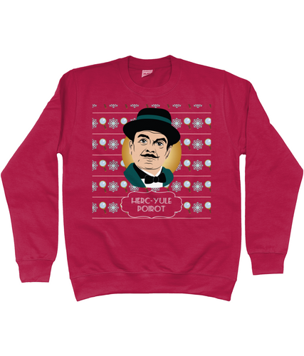 Herc-Yule Poirot Christmas jumper - kids'