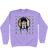 Load image into Gallery viewer, Wednesday Addams Christmas jumper - kids&#39;