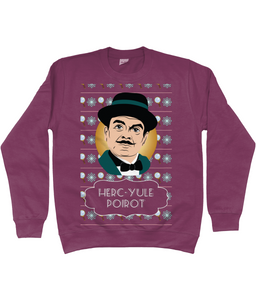 Herc-Yule Poirot Christmas jumper - adults'