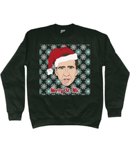 Load image into Gallery viewer, Nicholas Cage Christmas jumper - kids&#39;