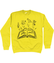 Load image into Gallery viewer, &#39;Books are doors to other worlds&#39; jumper - kids&#39;